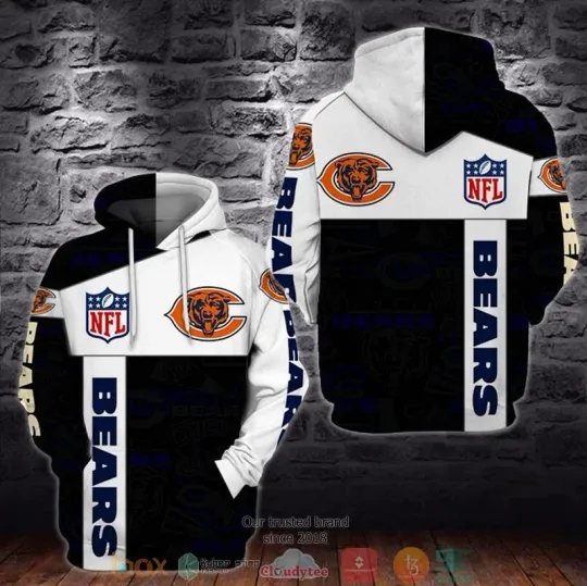 Discover football Chicago 3D Hoodie, Gift For Fans, Christmas Gift