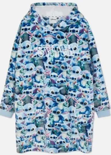 Discover Disney Lilo & Stitch Women's Ladies Hoodie Hooded Blanket