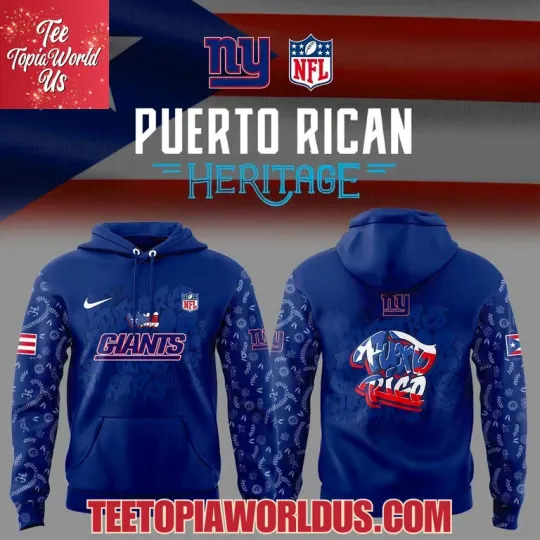 Discover Giants Puerto Rican Heritage Hoodie