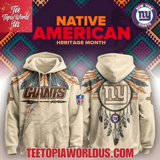 Discover Giants Native American Heritage Month Hoodie, Gift For Fans, Christmas Gift
