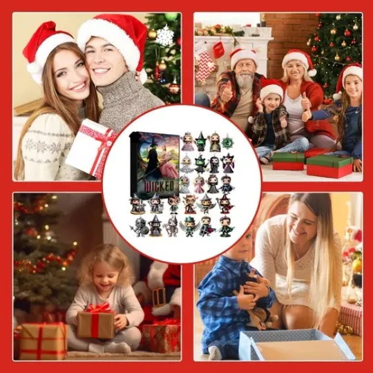 Discover 2025 Wicked Movie Advent Calendar Kids Xmas Gift 24 Days Christmas Countdown