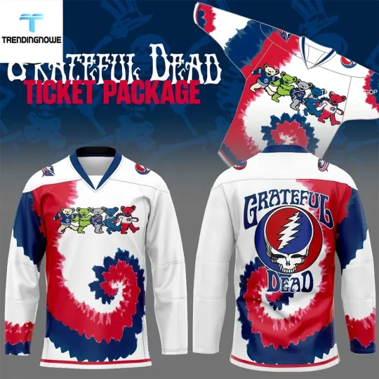 Columbus Blue Jackets Grateful Dead Night 2025 Hockey Shirt Men's Fan Gear Gift