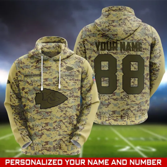 Discover Personalized Kansas Tactical Camo Hoodie, Gift For Fans, Christmas Gift