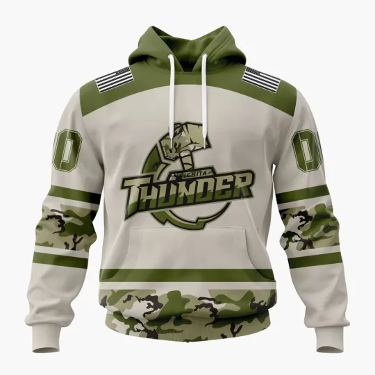 Discover Personalized Wichita Thunder Hoodie Military Appreciation Design