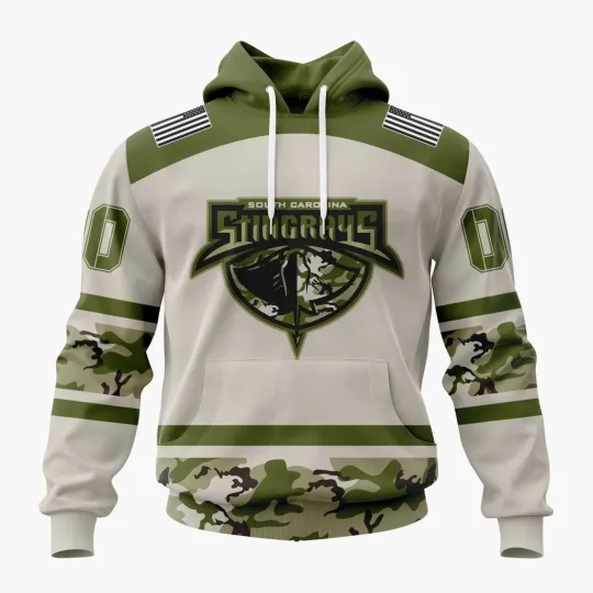 Personalized South Carolina Stingrays Hoodie Military Appreciation Design