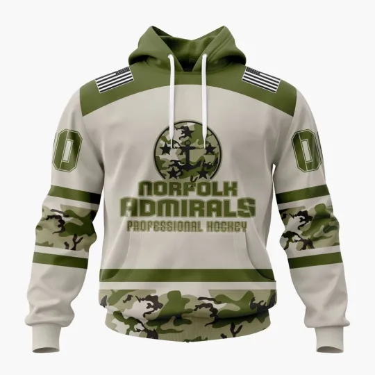 Discover Personalized Norfolk Admirals Hoodie Military Appreciation Design
