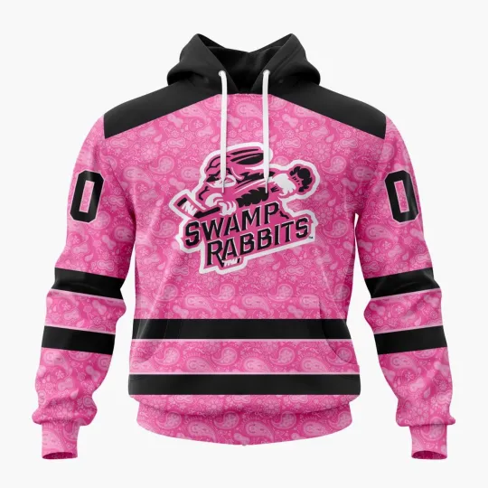 Personalized Greenville Swamp Rabbits Hoodie Special Pink Fights Breast Cancer