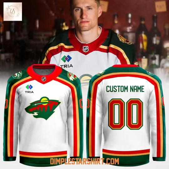 Discover Personalized Minnesota Wild 25th Anniversary Men's Hockey Jersey