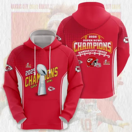 Discover Kansas Supeer.Boowl Champions LIX 2025 Hoodie, Gift For Fans, Christmas Gift