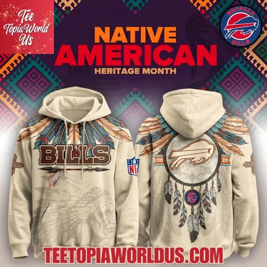 Discover Bills Native American Heritage Month Hoodie, Gift For Fans, Christmas Gift