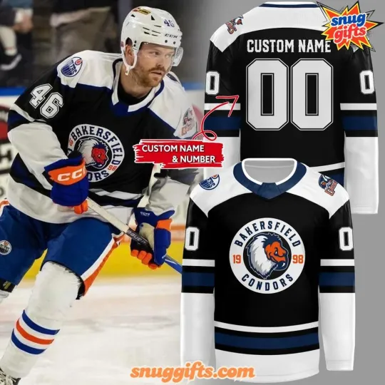 Discover Personalized Bakersfield Condors 1998 Black Limited Edition Men's Hockey Jersey
