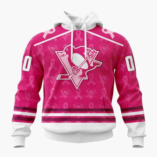 Discover Personalized Pittsburgh Penguins Hoodie Special Pink Fights Breast Cancer
