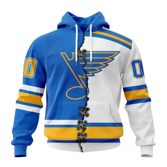 Discover Personalized St. Louis Blues Hoodie New 2025/2026 Home Mix Away Design