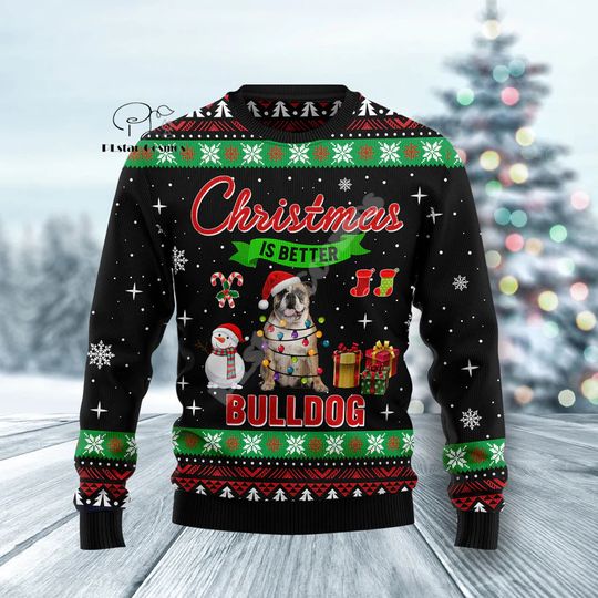 Discover Christmas Santa Claus Cartoon Anime Graffiti Retro Winter Ugly Sweater 3DPrint Harajuku Pullover Casual Funny Long Sleeves X8