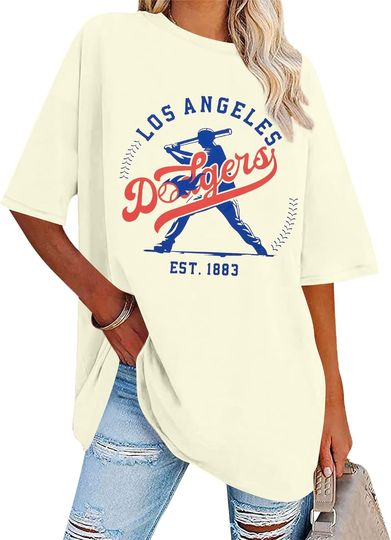 Discover Women’s Oversized Baseball T-Shirt - Game Day Fan Tee for Sport Team Fans