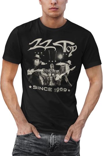 Discover ZZ Top Since 1969 Black Adult T-Shirt
