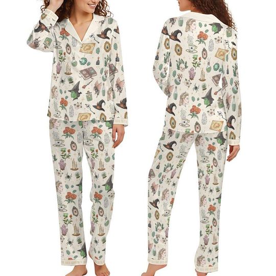 Wicked Pajamas Set Women, Wicked Changed For Good Pajamas, Wicked Glinda and Elphaba Pjs, Wicked Movie Pajamas Set, Gift For Her