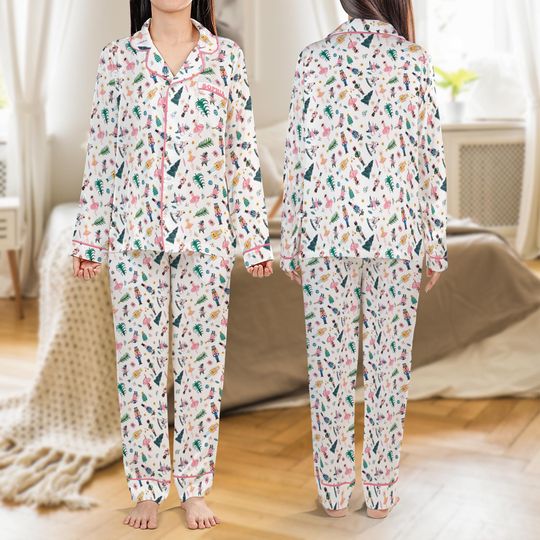 Nutcracker Christmas Pajamas Set Womens Pajamas Christmas Nutcracker Pajamas Family Matching Pajamas Matching Christmas Pajamas Family