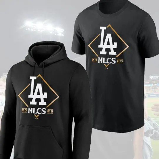 Discover Dodgers 2025 National League Division Series Champions Hoodie Tee