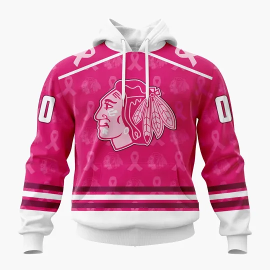 Discover Personalized Chicago Blackhawks Hoodie Special Pink Fights Breast Cancer