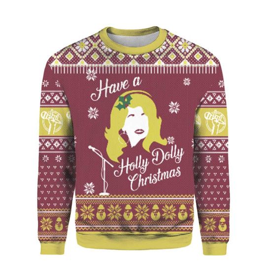 Discover Have A Holly Dolly Ugly Christmas Sweater