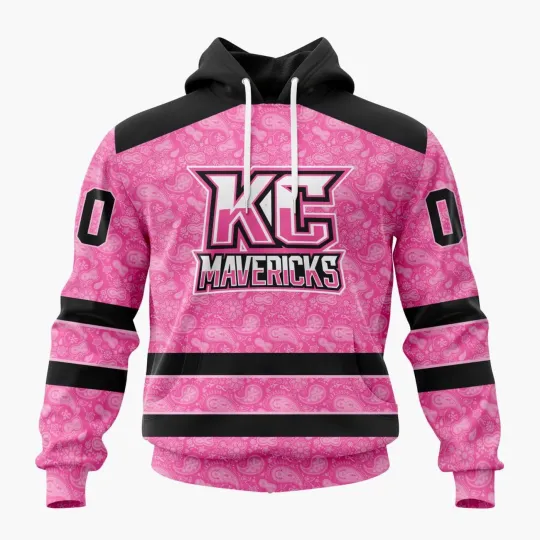 Personalized Kansas City Mavericks Hoodie Special Pink Fights Breast Cancer