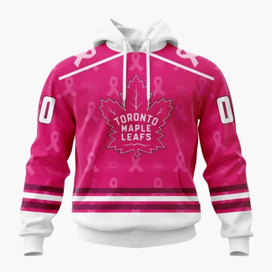 Discover Personalized Toronto Maple Leafs Hoodie Special Pink Fights Breast Cancer