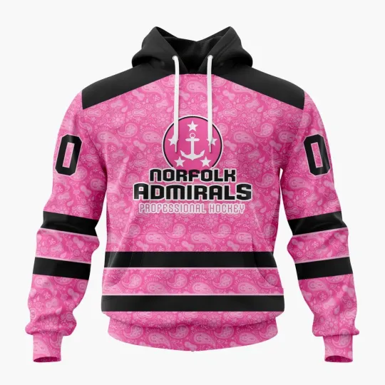 Discover Personalized Norfolk Admirals Hoodie Special Pink Fights Breast Cancer