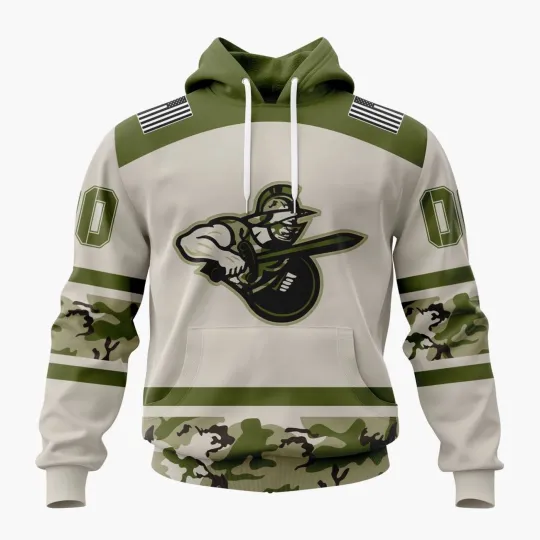 Personalized Atlanta Gladiators Hoodie Military Appreciation Design