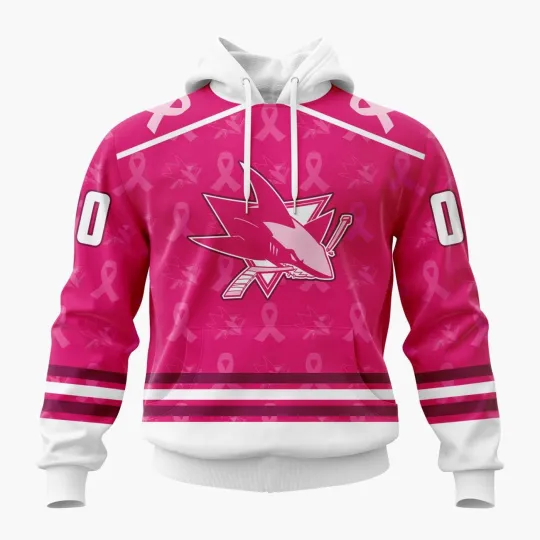 Personalized San Jose Sharks Hoodie Special Pink Fights Breast Cancer