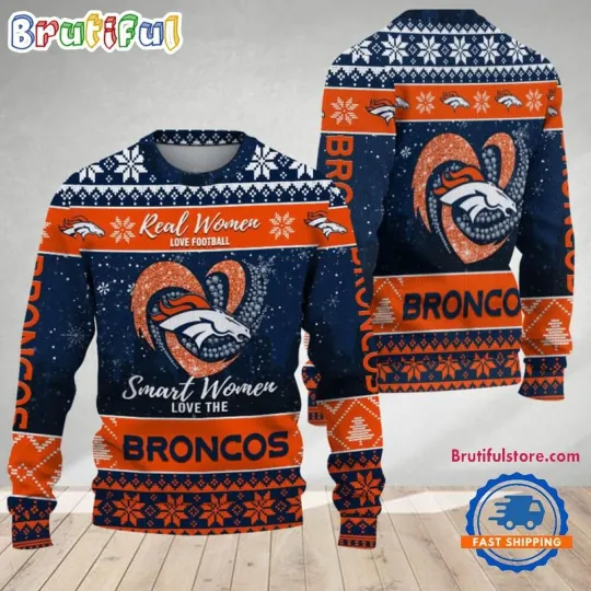 Denver Broncos Women’s Ugly Christmas Sweater