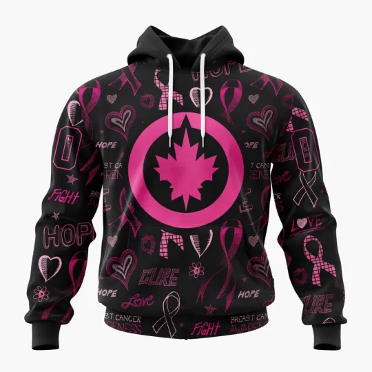 Discover Personalized Winnipeg Jets Hoodie Special Pink Breast Cancer Awareness