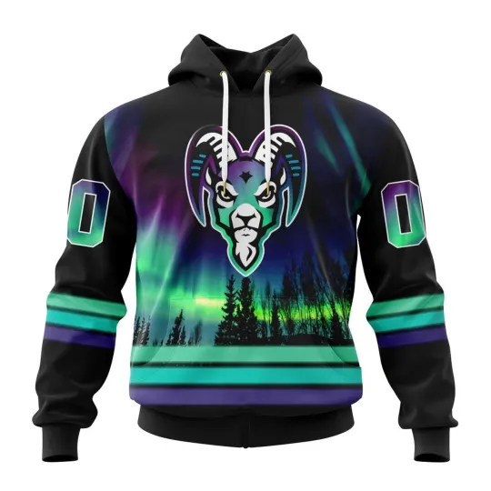 Personalized New Mexico Goatheads Hoodie Special Design With Northern Light