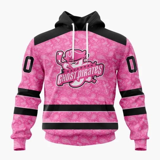 Discover Personalized Savannah Ghost Pirates Hoodie Special Pink Fights Breast Cancer