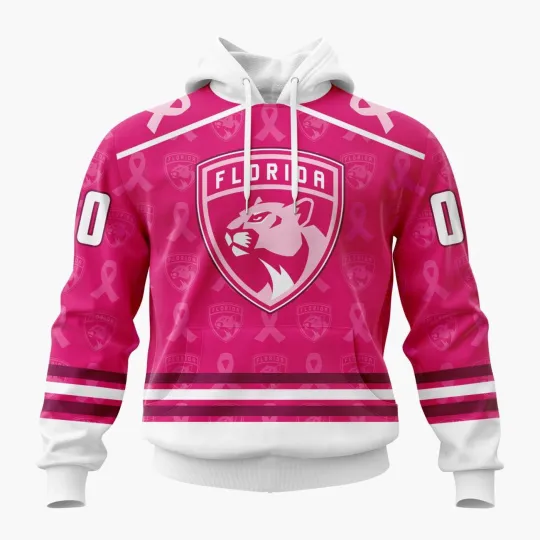 Personalized Florida Panthers Hoodie Special Pink Fights Breast Cancer