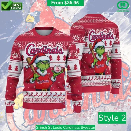 Discover funny character StLouis Cardinal Ugly Sweater Holiday Xmas S-5XL
