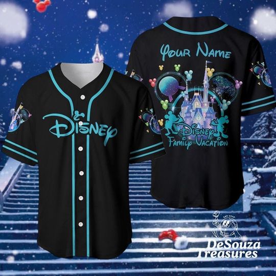 Discover Personalized Family Vacation Baseball Jersey  Disney Custom Jersey  Matching Family Vacation Outfit