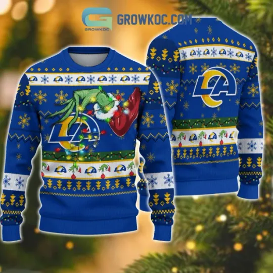 Discover Rams Inspired Ugly Christmas Sweater Deals Winter Holiday Sale