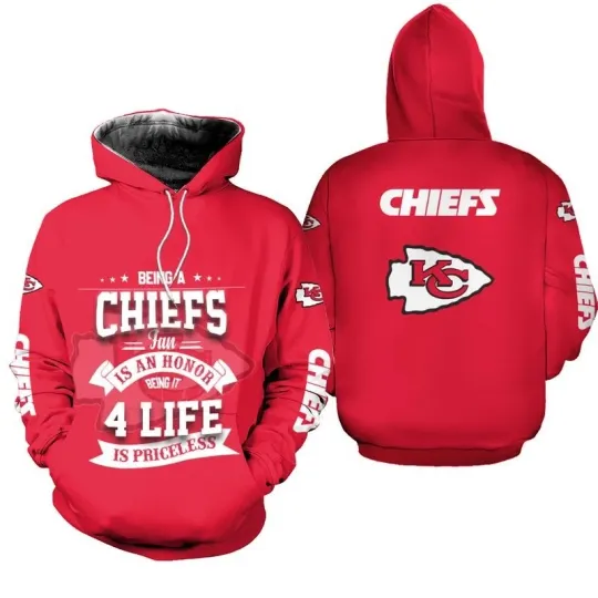 Discover Being A Chiefs Fan Is An Honor Limited Edition Hoodie Unisex Sizes S-5xl New0183