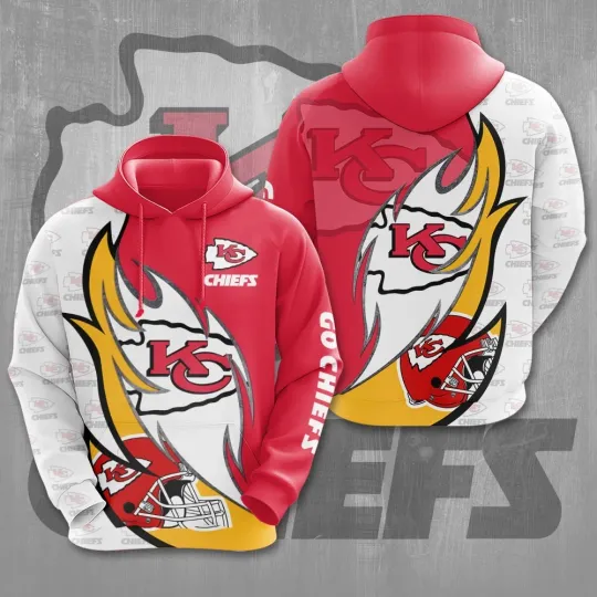 Discover Kansas Firestorm Helmet Burst Hoodie