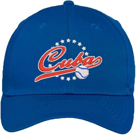 Discover World Baseball Vintage Embroidered Cap - Adjustable Unisex Baseball Hat