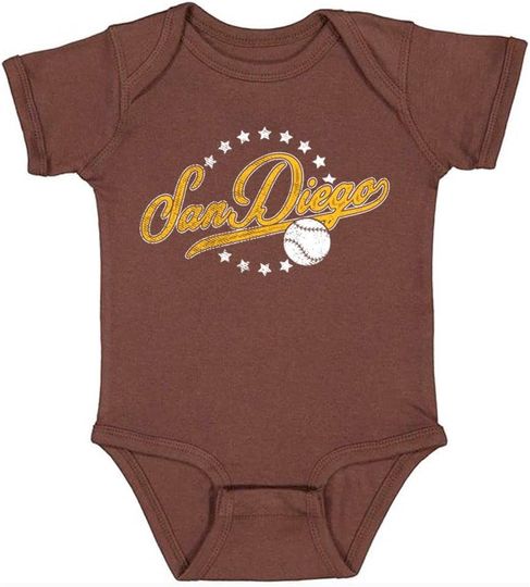 Discover Retro Vintage Baseball Kid's Bodysuit