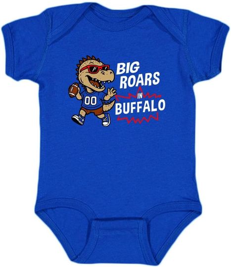 Discover Big Roars in The Field Kid's Dinosaur Bodysuit