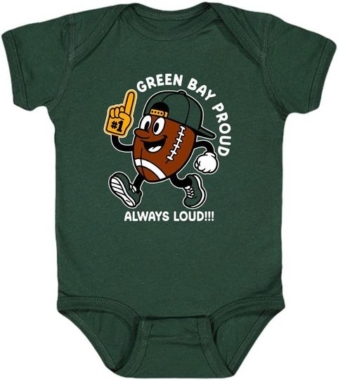 Discover Hometown Proud Football Fan Kid's Baby Onesie