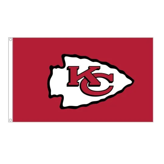 Kansas City Chiefs football House Flag Super Bowl Football Decor