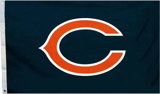 Chicago Bears Football House Flag