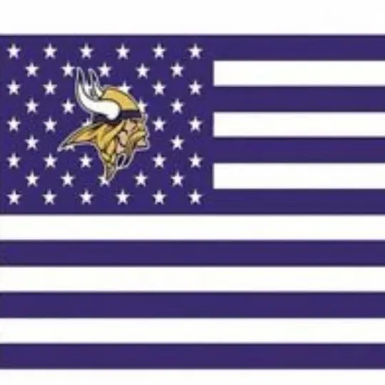 Minnesota Vikings Flag American Banner House Flag