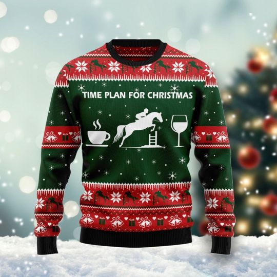 Discover 2025 Men Ugly Christmas Sweater Funny Santa Claus 3D Printed Pullovers Sweater Women Kids Clothes Festival Merry Christmas