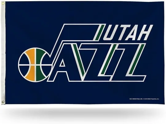 Discover Utah Jazz Feet House Flag Banner with Logo Design and Metal Grommets for Outdoor Decor
