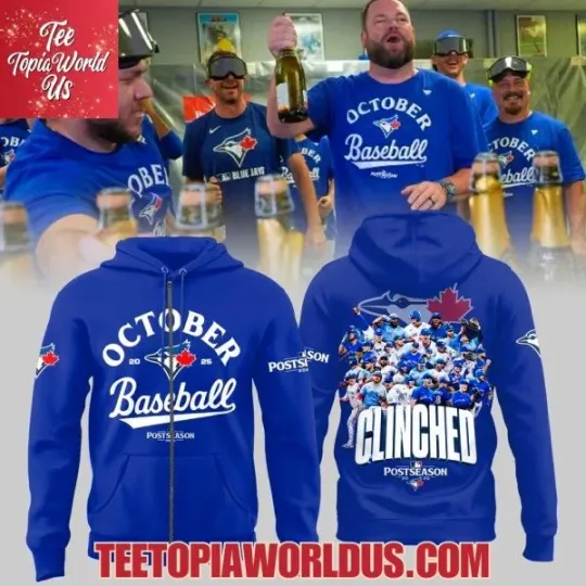 Discover Blue Jays October 2025 Postseason T-Shirt, Gift For Fans, Christmas Gift